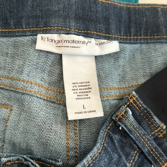 Liz Lange Maternity Bermuda shorts Size L - Picture 3 of 3